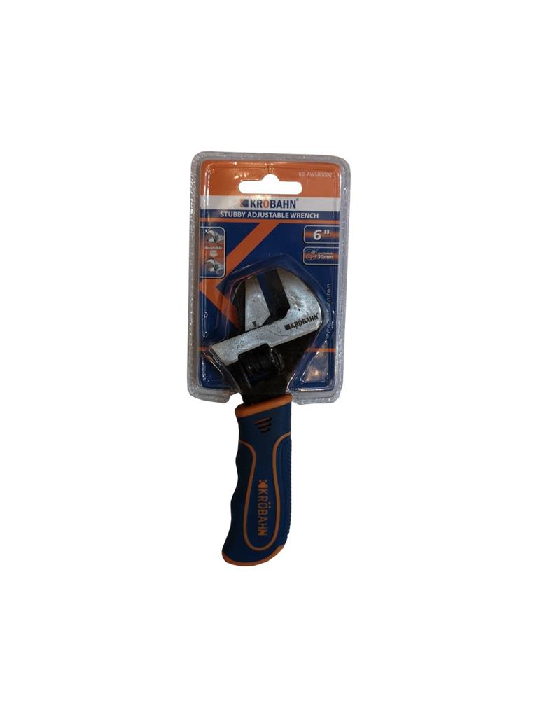 STUBBY ADJUSTABLE WRENCH - 6" -MIN QTY 6-