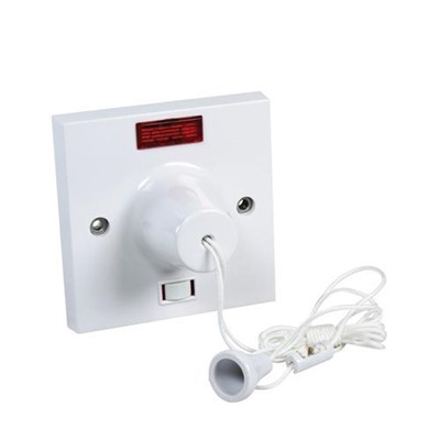 CEILING SWITCH 50AMP WITH NEON LIGHT AND PULL CORD