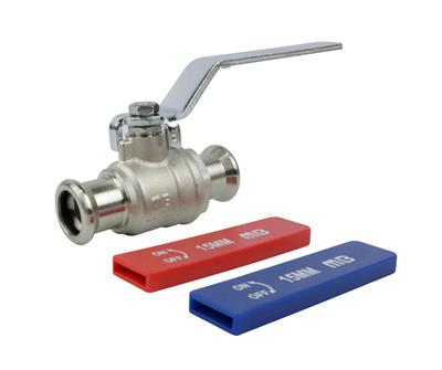 MB PRESSFIT WATER 15MM LEVER BALL VALVE WITH DUAL HANDLE