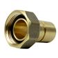 1" x 22mm ID/28mm OD GROOVED GAS METER UNION & WASHER