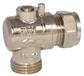15mm x 1/2" ANGLED FLAT FACED ISOLATING VALVE