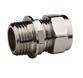 CHROME COMPRESSION 15mm x 1/2" STRAIGHT CONNECTOR MALE IRON