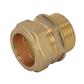 COMPRESSION 15mm x 1/4" STRAIGHT CONNECTOR MALE IRON
