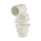 OVERFLOW SOLVENT WELD BENT TANK CONNECTOR WHITE