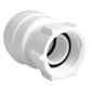SPEEDFIT 22mm x 3/4" FI HAND TIGHT STRAIGHT TAP CONNECTOR WHITE